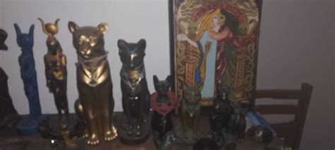 I keep buying bast statues for my altar lol. I can't stop : r ...