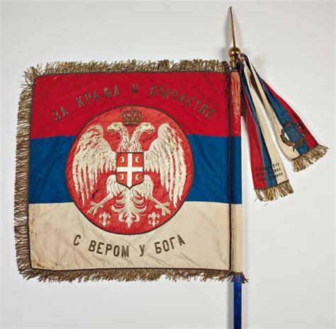 Flag of Serbia during WW1 : r/vexillology