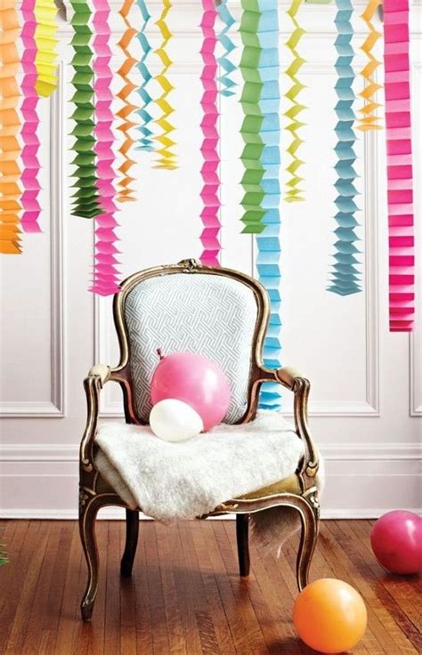 41 New Year Home Decoration Ideas That Cost You Nothing | Easy party decorations, Streamer ...