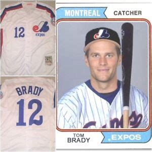 Tom Brady Expos Card Real : tom brady montreal expos Draft Card | eBay : Now that tom brady has ...