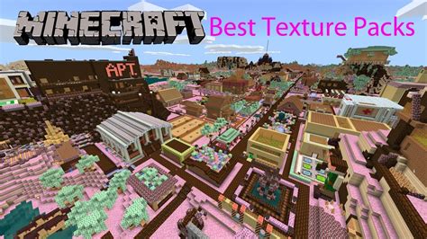 Top 10 Best Minecraft Texture Packs Bedrock Store (2018) - YouTube