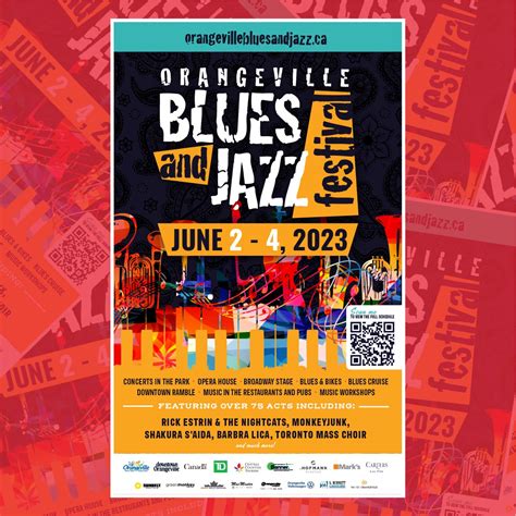 2023 Orangeville Blues & Jazz Festival Schedule! | FM101 Orangeville Today