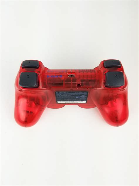 Sony Playstation 3 Dualshock 3 Sixaxis Crimson Red Wireless Controller ...