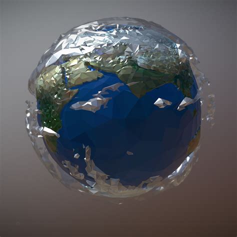 animated Planet Earth 3D Model - FlatPyramid