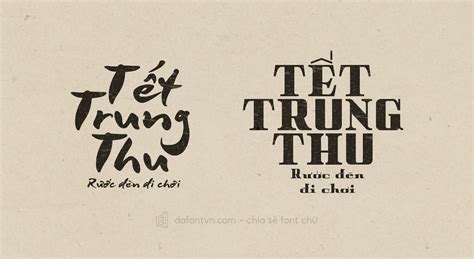 Share 8 font Việt Hóa thích hợp làm trung thu, cổ trang