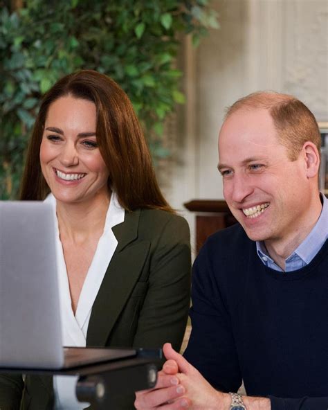 The Duke and Duchess of Cambridge speak with a family supported by ...