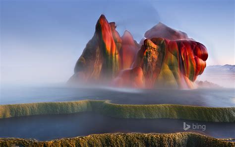 THIS MOUNTAIN IS AMAZING! IT LOOKS LIKE IT'S MADE OF RAINBOWS! | Fly geyser, Fly geyser nevada ...