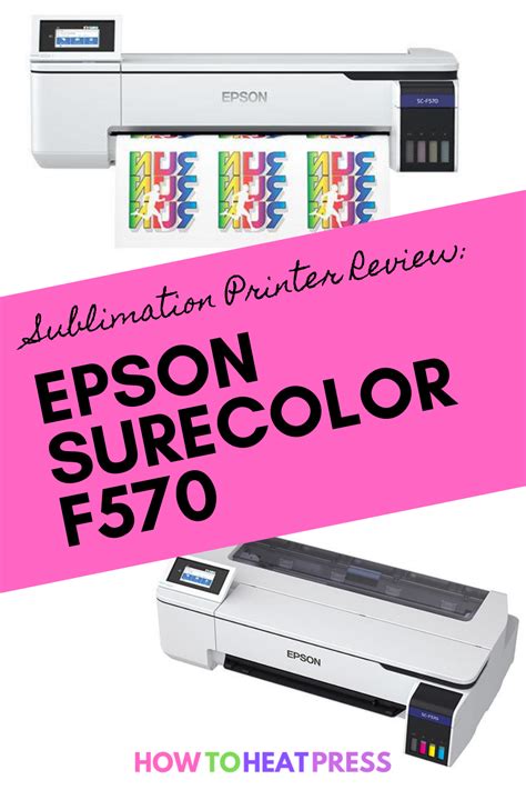 Epson SureColor F570 Sublimation Printer Review in 2021 | Heat transfer vinyl projects, Heat ...