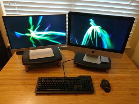 Mid 2011 iMac Dual Screen Setup w/ HP 22xw : r/macsetups