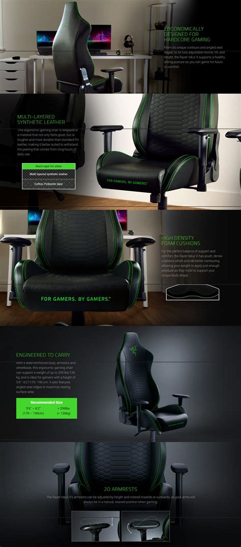 Razer Iskur X – Ergonomic Gaming Chair – ShahjE Gaming Tech