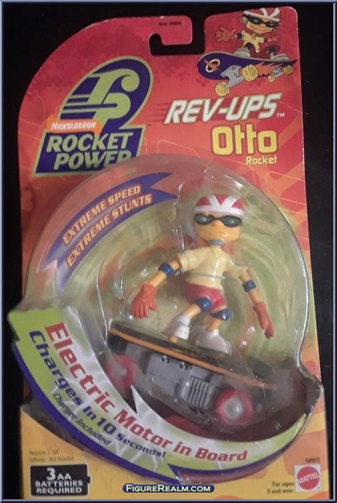 Otto Rocket - Rocket Power - Rev-Ups - Mattel Action Figure