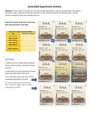 Controlled Experiment Activity 1 .pdf - Controlled Experiment Activity Objective: In this ...