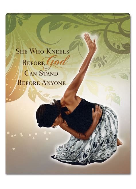 She Who Kneels: African-American Canvas Wall Hanging | The Black Art Depot | African american ...