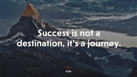 Success is not a destination, it’s a journey. | Zig Ziglar quote, HD Wallpaper | Rare Gallery