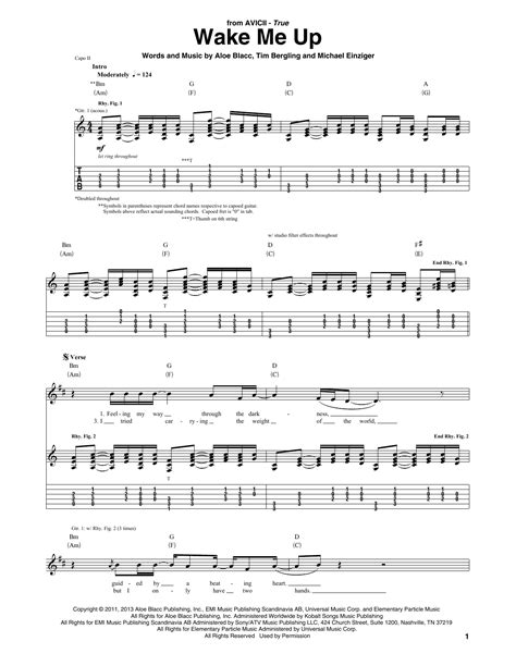 Wake Me Up by Avicii - Guitar Tab - Guitar Instructor