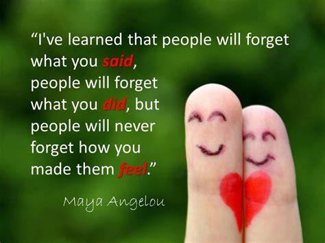 Maya Angelou quote — The People Equation
