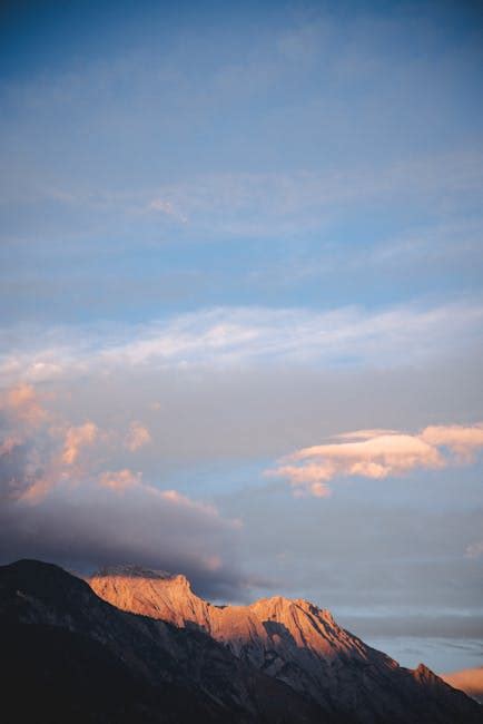 Photography Of Mountain During Sunrise · Free Stock Photo