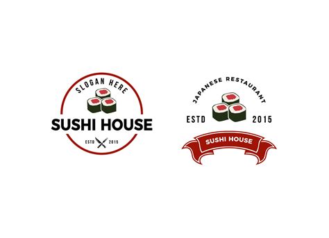 Sushi Restaurant Logo Design Template. 9521788 Vector Art at Vecteezy