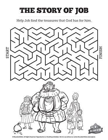 Coloring Pages For Job In The Bible - Learn to Color