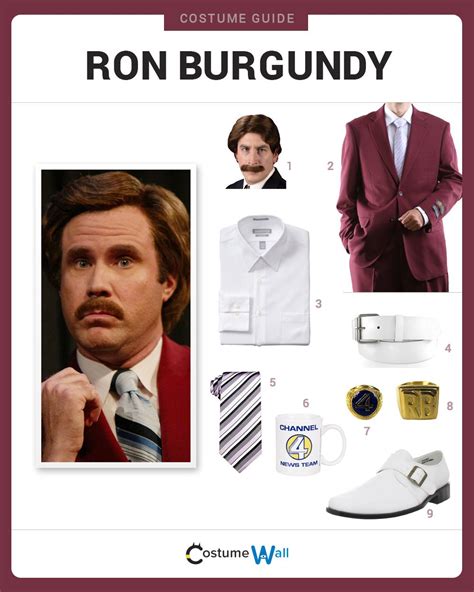 Dress Like Ron Burgundy | Ron burgundy, Ron burgundy costume, Will ferrell