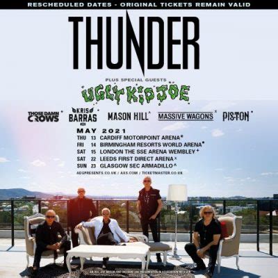 Thunder – UK tour statement – VELVET THUNDER