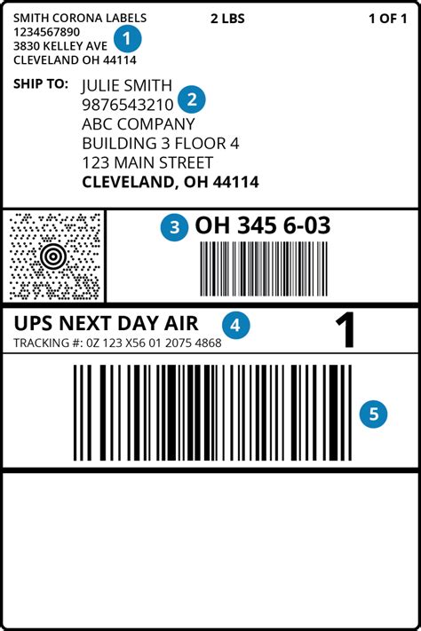 Ups Shipping Label Dimensions Label Ideas - vrogue.co