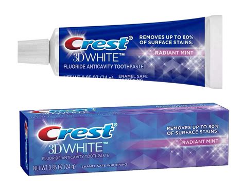 Best Crest 3D White Vivid Toothpaste 0.85Oz - Your Best Life