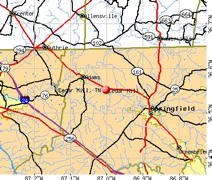 Cedar Hill, Tennessee (TN 37032) profile: population, maps, real estate, averages, homes ...