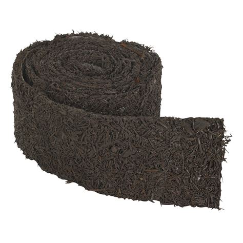 Perm-A-Mulch Rubber Mulch 8-ft Brown Landscape Edging Roll in the ...