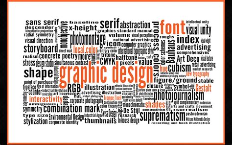 Graphic Design WordCloud on Behance