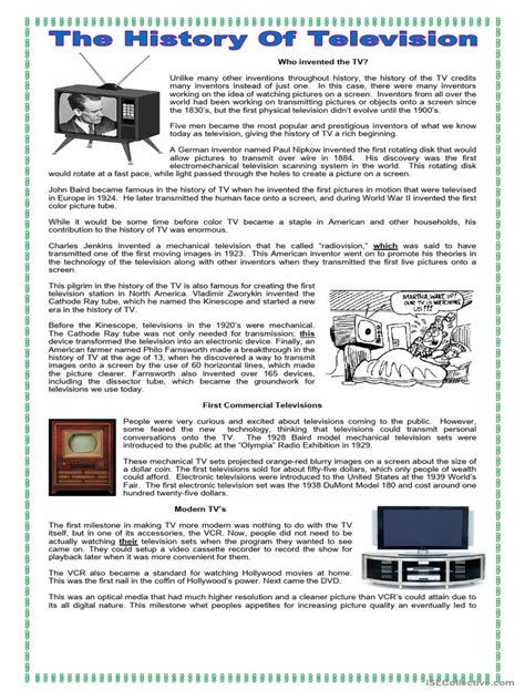 The History of TV | PDF | Television | Electronic Engineering