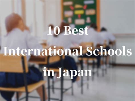 10 Best International Schools in Japan - Japan Web Magazine