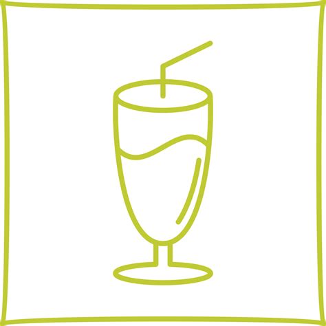 Milkshake Vector Icon 19917759 Vector Art at Vecteezy