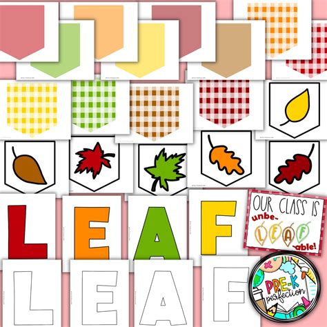 Fall Leaves Bulletin Board Colorful Leaves Bulletin Board - Etsy