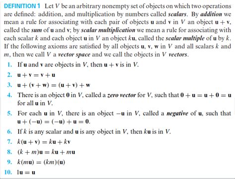 linear algebra - Show that Axioms 7, 8, and 9 hold. - Mathematics Stack ...