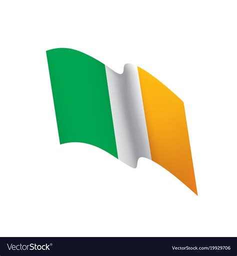 Ireland flag Royalty Free Vector Image - VectorStock