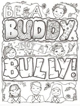 Bullying Coloring Sheets Pdf - bullying