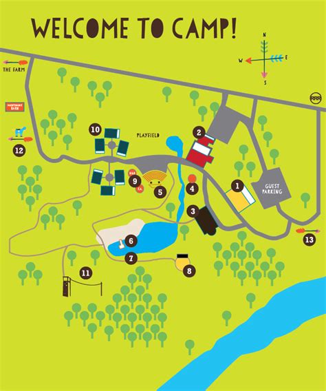 Camp Map - Roundup River Ranch