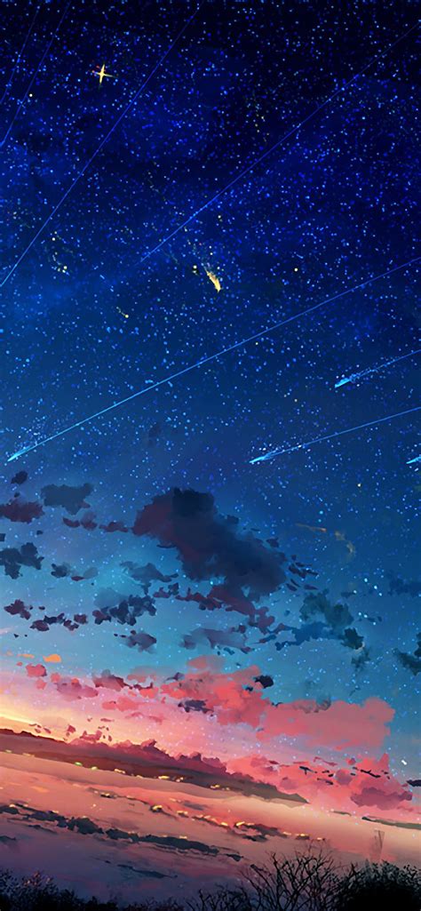 🔥 Download Anime Scenery Horizon Shooting Star Sunset 4k Wallpaper by @mgillespie69 | Anime ...