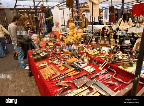 Antique Market Greenwich SE10 London United Kingdom Stock Photo - Alamy