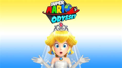 Download Super Mario Odyssey Princess Peach Wedding Dress Wallpaper | Wallpapers.com