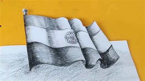 How to draw national flag of india/step by step for beginners/Indian ...