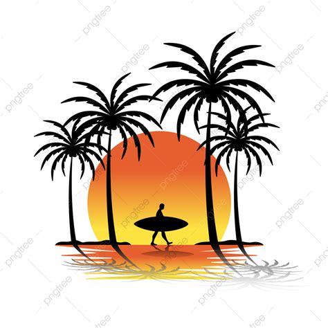 All 99+ Images Silhouette Of Palm Trees At Sunset Superb