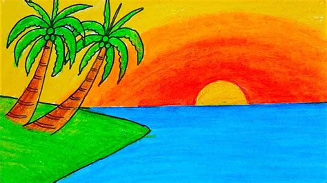 How To Draw A Sunrise