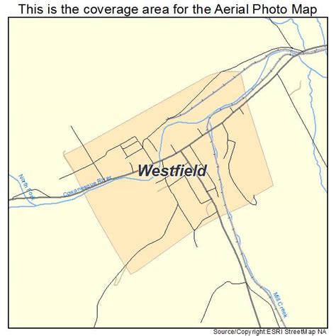 Aerial Photography Map of Westfield, PA Pennsylvania