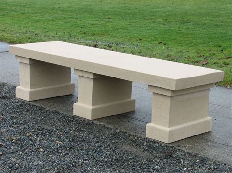 Outside Concrete Garden Benches | Concrete garden bench, Stone garden bench, Concrete bench