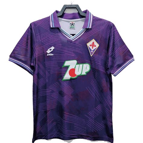 Fiorentina Retro Soccer Jersey Home Replica 1992/93 | MineJerseys