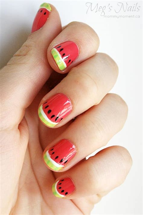 Watermelon Nail Art