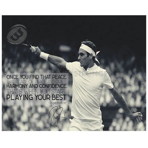 Roger Federer Inspirational quote photo print poster pre | Etsy | Roger ...