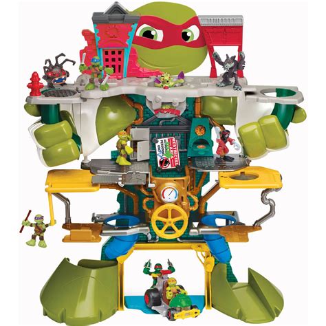 Teenage Mutant Ninja Turtles Half Shell Heroes Headquarters Playset ...